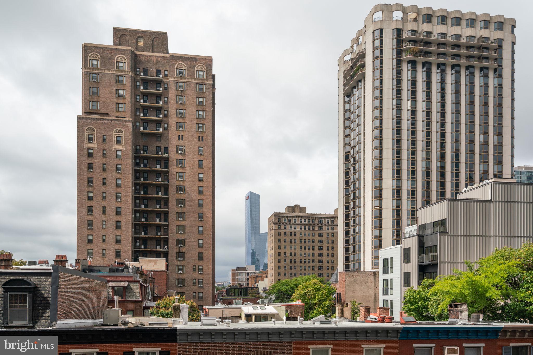 1955 Locust Street, Unit 2R Philadelphia, PA 19103 - Photo 17 of 19 a city view with tall buildings