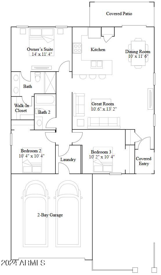 3236 West Caleb Road Phoenix, AZ 85083 - Photo 16 of 16 Jerome Floor plan