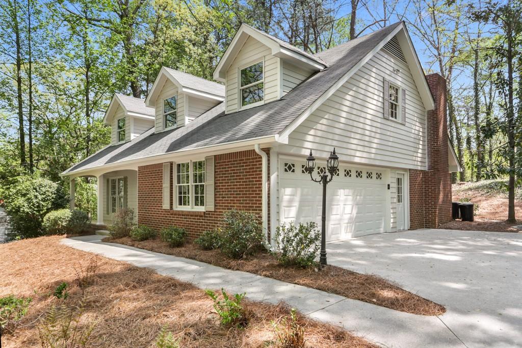 Conveniently located in Sandy Springs near major highways, City Center, Abernathy Greenway, and Lost Corners, this traditional brick and frame home has been recently painted inside and outside.