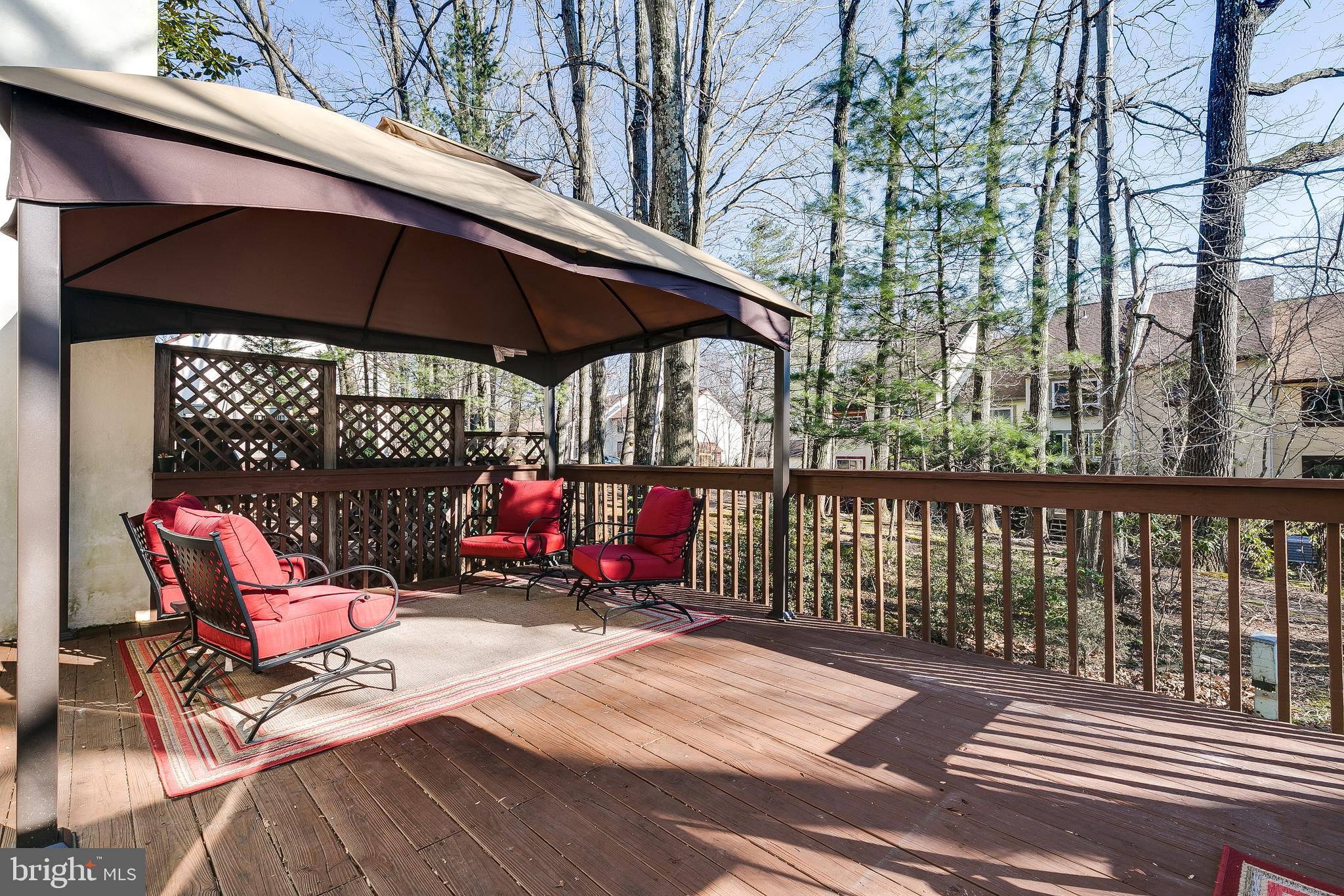 1589 Inlet Court Reston, VA 20190 - Photo 26 of 36 Wonderful back deck overlooking treed area