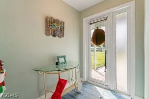 a kitchen with refrigerator cabinets and a counter top space