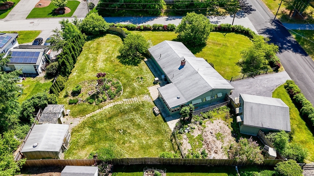 13 Judith Road Chelmsford, MA 01824 - Photo 35 of 36 an aerial view of a house with a yard swimming pool and outdoor seating