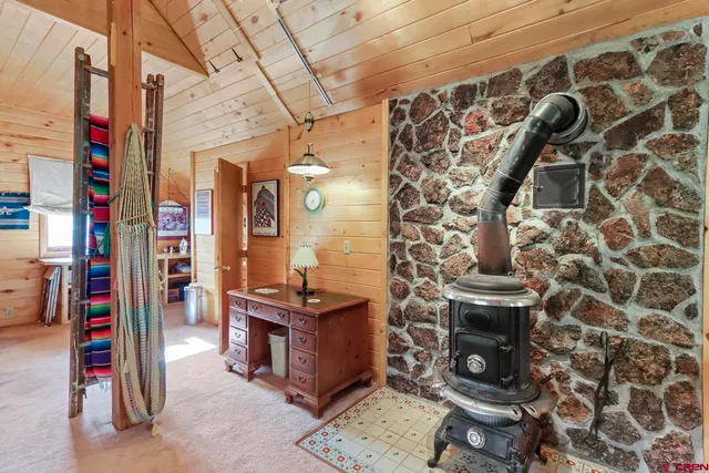 a view of an outdoor space with seating area