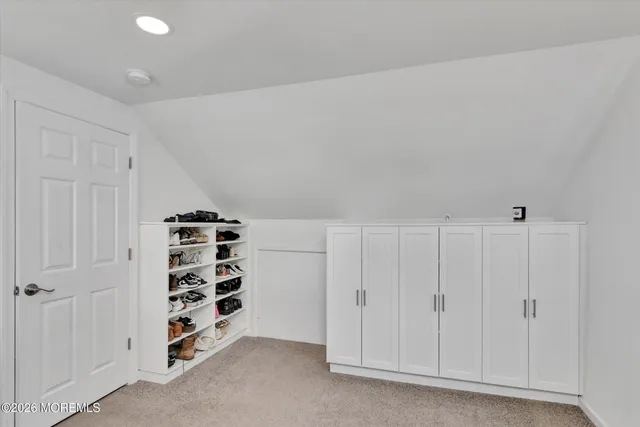 a view of room with walk in closet