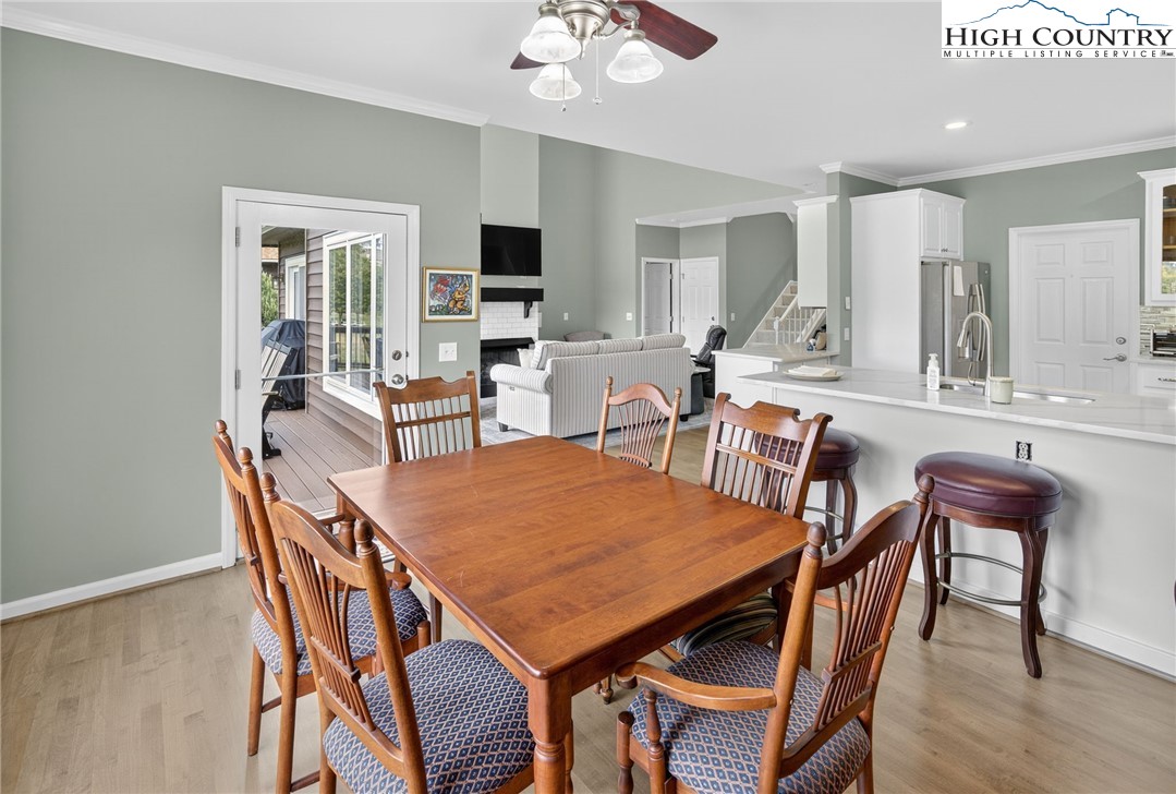233 Lakeview Place, Unit D2 Jefferson, NC 28640 - Photo 17 of 49 a view of a dining room with furniture