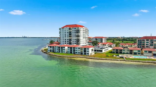 a view of a city and a lake view