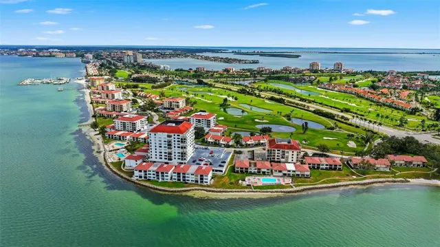 a view of an ocean and beach