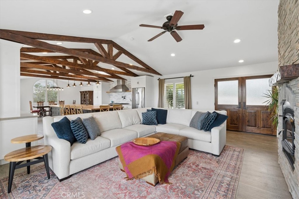 5565 High Ridge Road Paso Robles, CA 93446 - Photo 13 of 73 a living room with furniture a ceiling fan and a rug