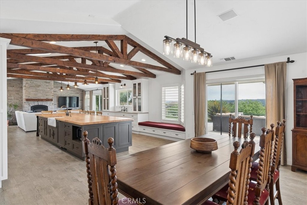 5565 High Ridge Road Paso Robles, CA 93446 - Photo 28 of 73 a view of a dining room with furniture window and outside view
