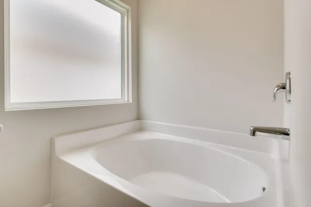 close up of a bathtub