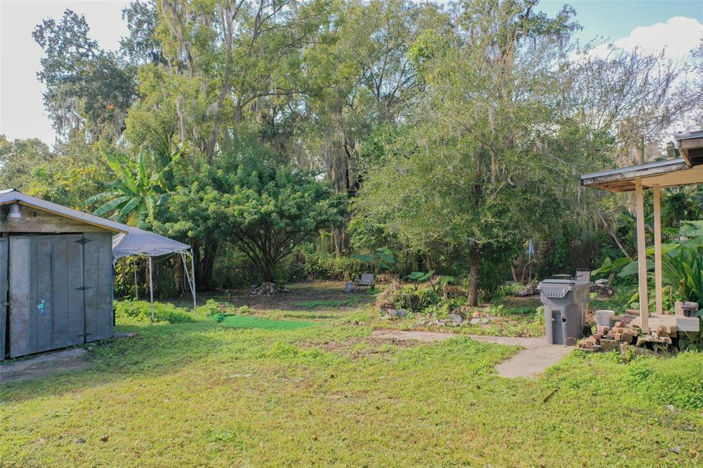 3346 Strickland Road Lakeland, FL 33810 - Photo 6 of 16 a backyard of a house with fountain table and chairs