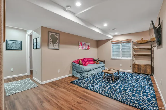 a room with furniture and window