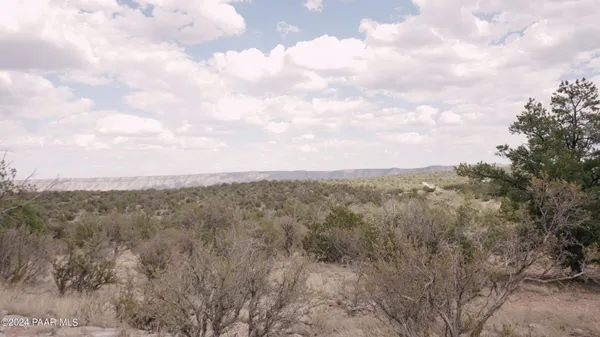 a view of a big yard of the city and mountain
