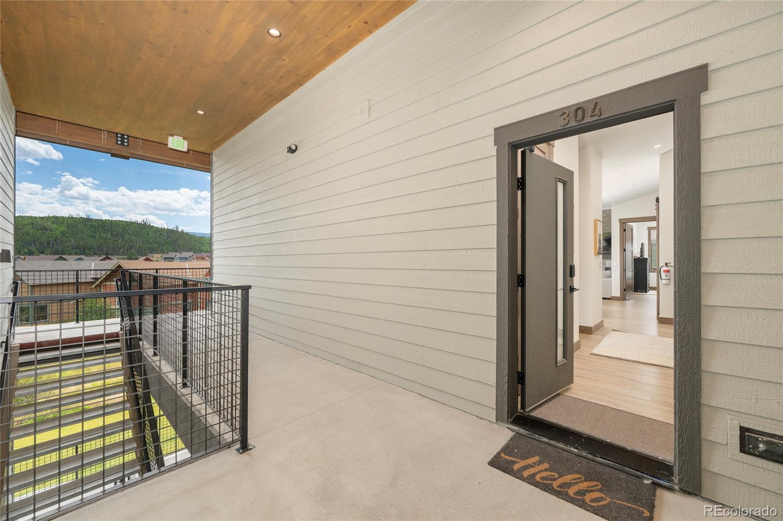 96 Meadow Trail, Unit G304 Fraser, CO 80442 - Photo 3 of 38 a view of a balcony