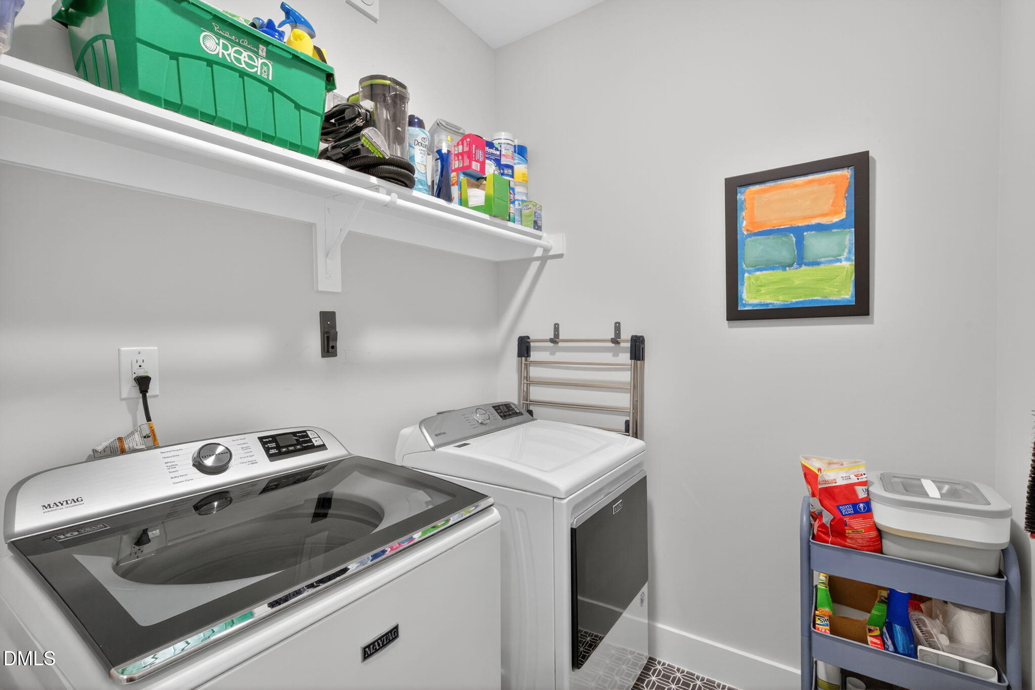1610 Draper View Loop, Unit 102 Raleigh, NC 27608 - Photo 29 of 40 a utility room with dryer and washer