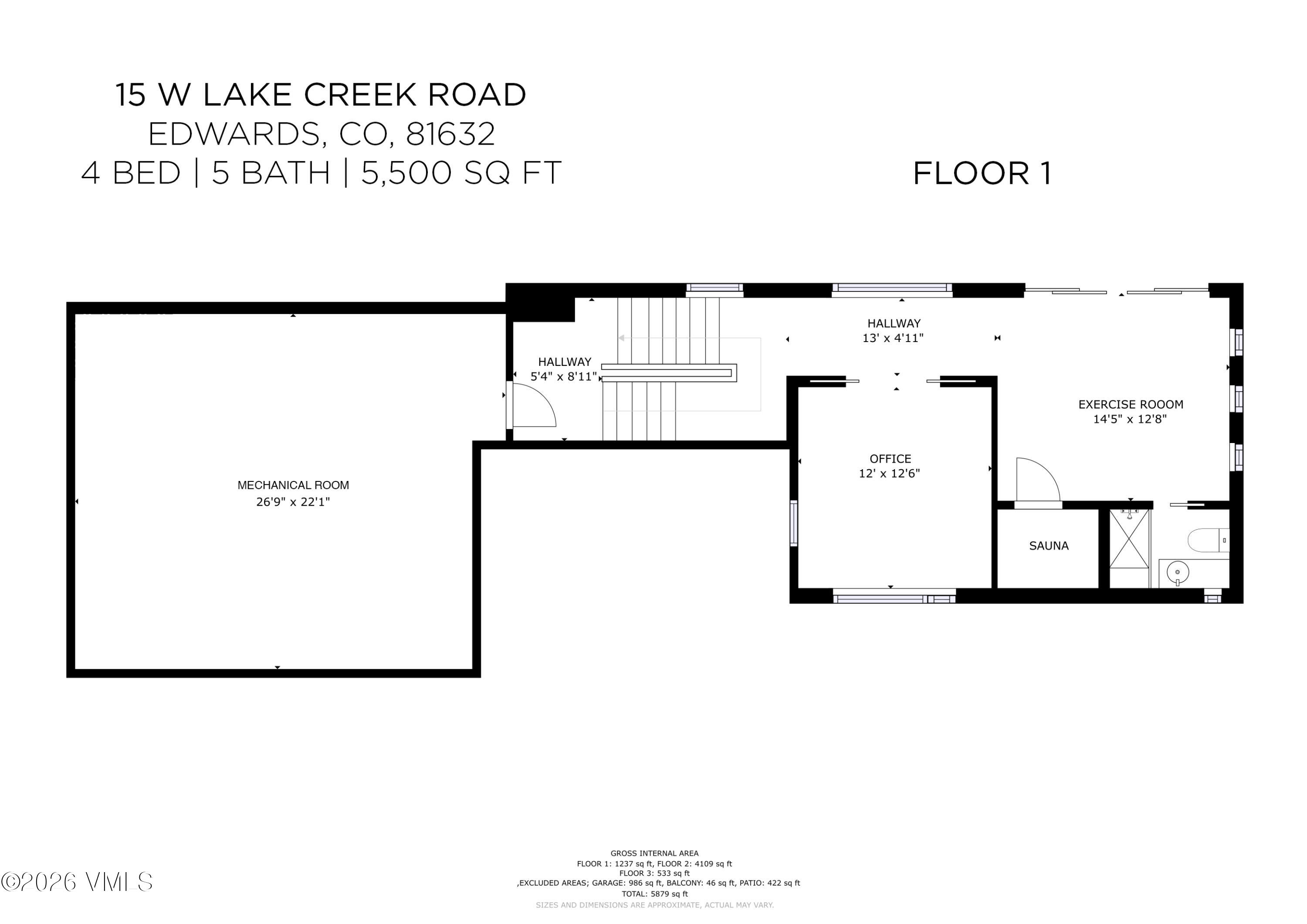 15 West Lake Creek Road Edwards, CO 81632 - Photo 29 of 29 15 W Lake Creek Floor 1