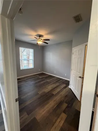 wooden floor in an empty room