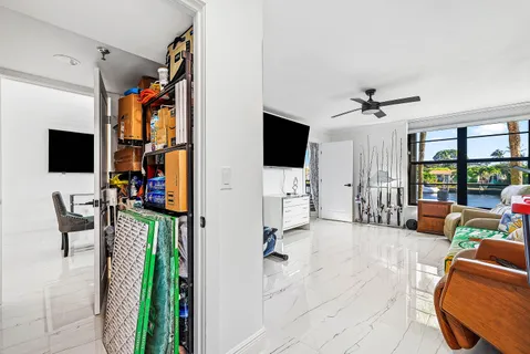 a room with furniture and window