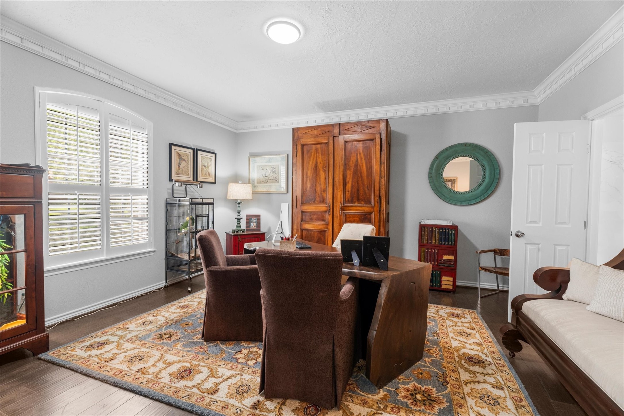 15902 Guinstead Drive Spring, TX 77379 - Photo 16 of 42 Currently being used as a home office, this room can double as the 6th bedroom with an en-suite full bath