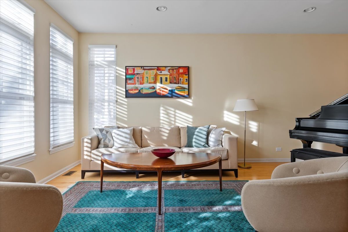 332 West Goethe Street Chicago, IL 60610 - Photo 2 of 29 a living room with furniture and a potted plant