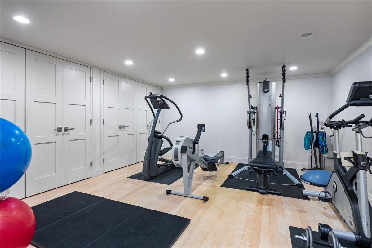 332 West Goethe Street Chicago, IL 60610 - Photo 22 of 29 a view of a room with gym equipment