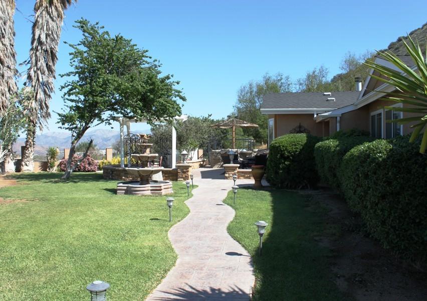 6110 Hubbard Road Acton, CA 93510 - Photo 15 of 46 a view of a backyard with sitting area