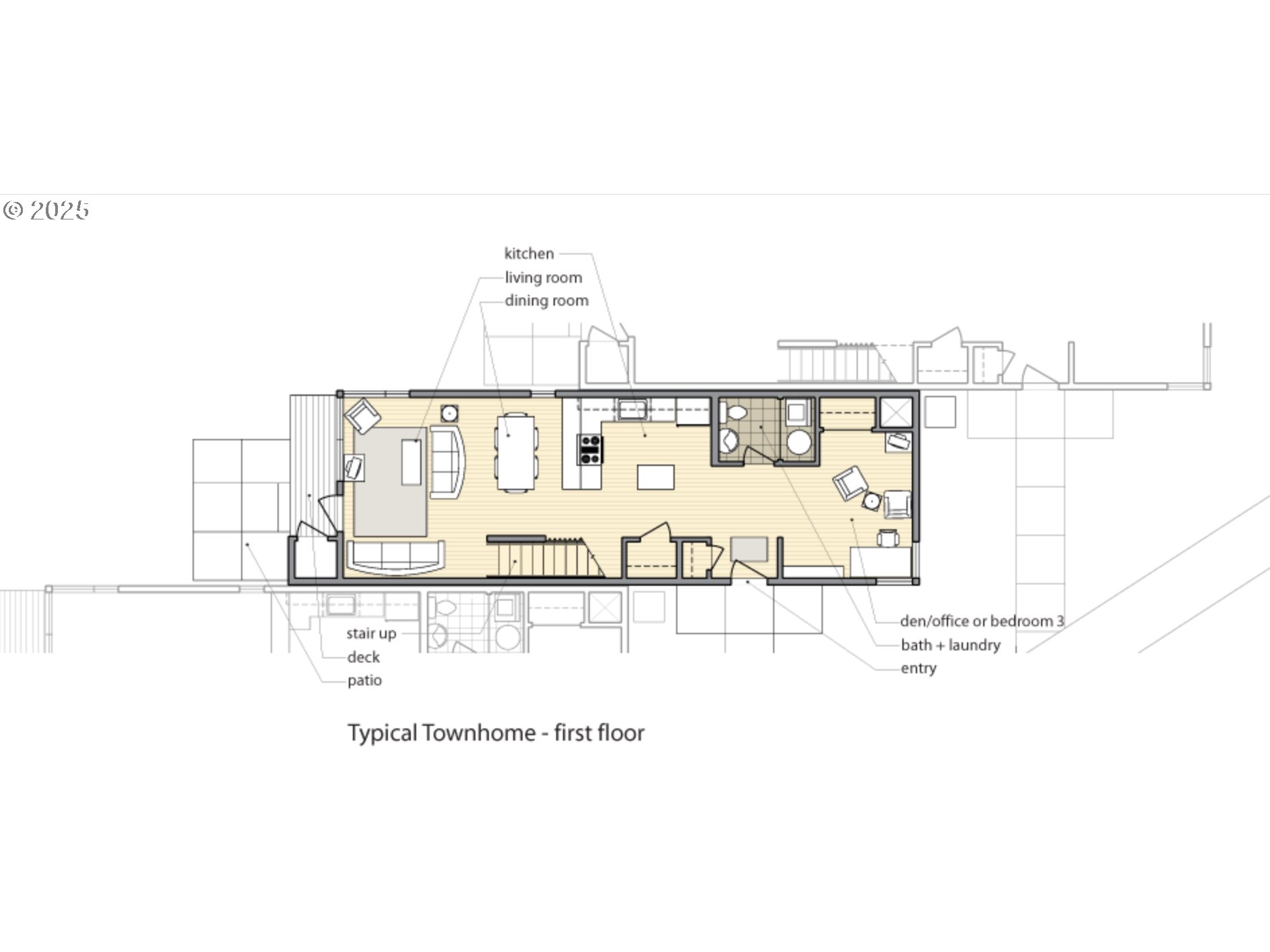 26 Mosier Creek Place, Unit 26 Mosier, OR 97040 - Photo 34 of 38 a picture of floor plan