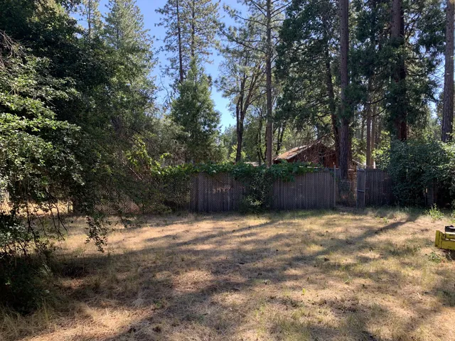 a backyard of a house