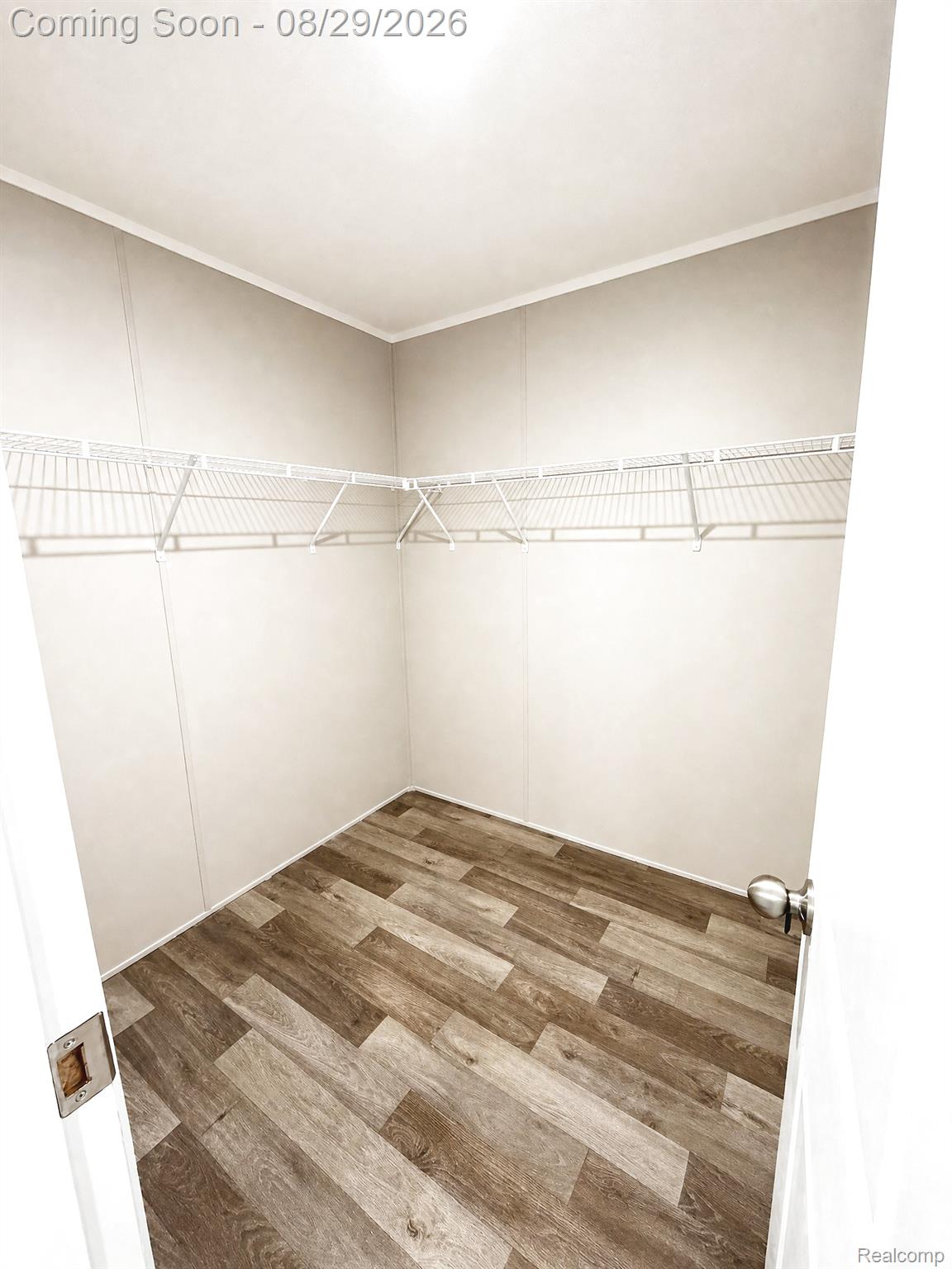 46000 Geddes Road, Unit 520 Canton, MI 48188 - Photo 16 of 29 Closet with wire shelving system and wood-finish flooring
