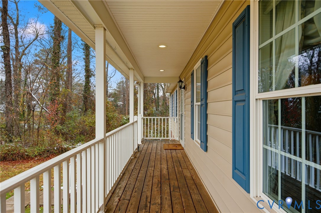3007 Valleyfield Road Henrico, VA 23228 - Photo 3 of 38 a view of balcony with wooden floor