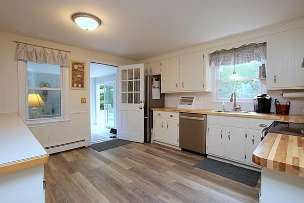 40 Old Farm Road North Attleboro, MA 02760 - Photo 21 of 36 a kitchen with sink cabinets and window