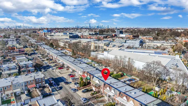 a buildings covered with tall buildings