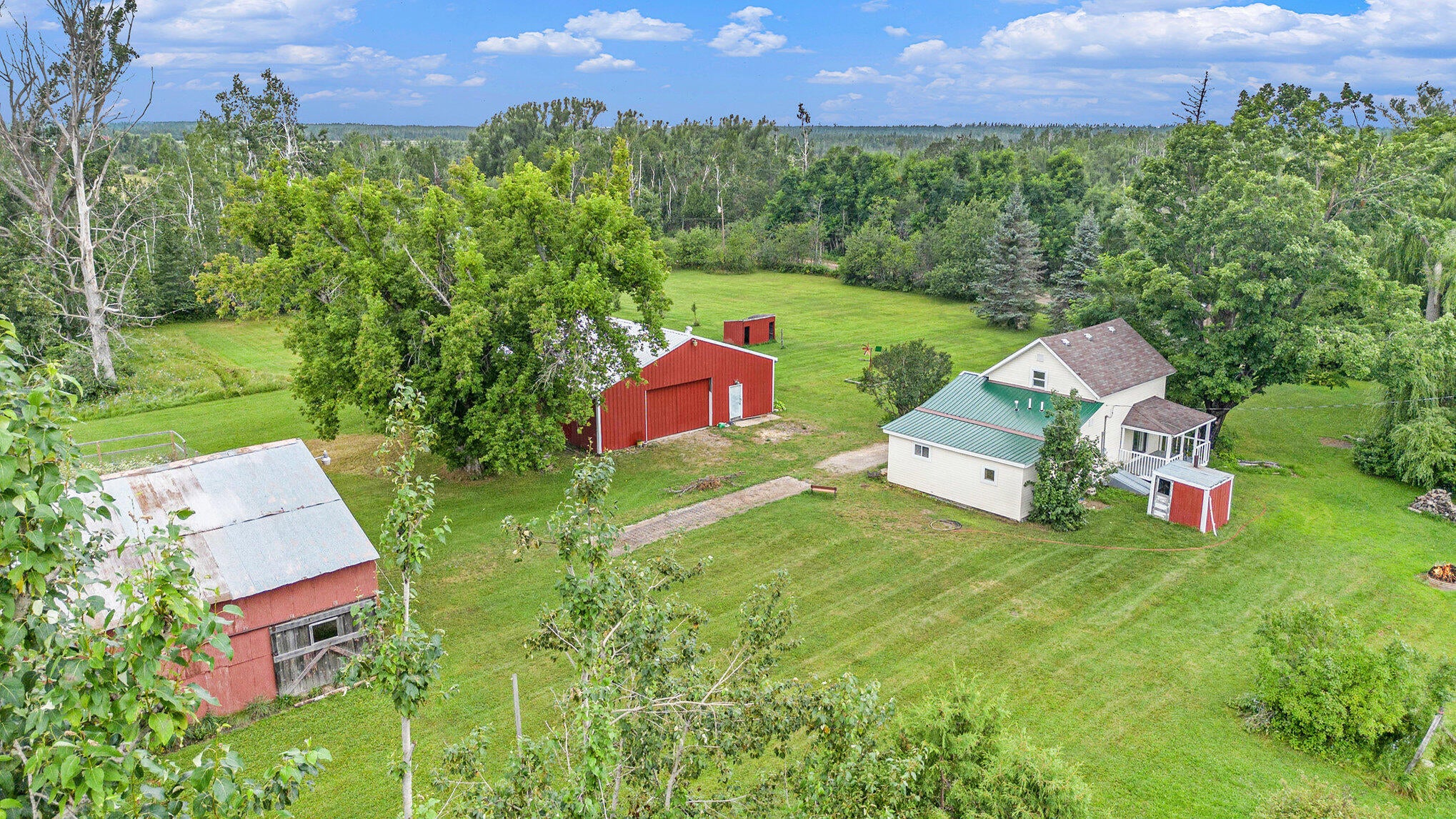 8598 Page Road Cheboygan, MI 49721 - Photo 1 of 32 Aerial