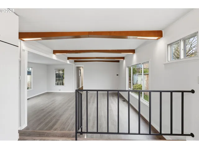 a view of wooden floor