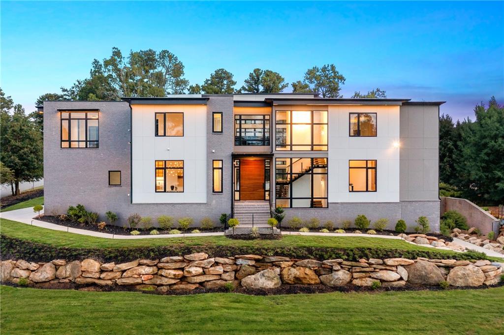 4232 Edgewood Court Marietta, GA 30068 - Photo 12 of 72 front view of a house with a yard