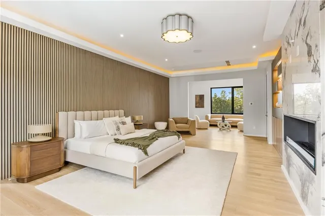 a view of a swimming pool with a lounge chairs