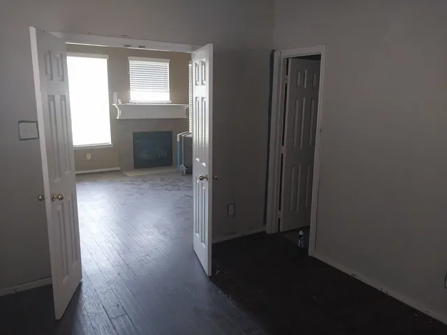 a view of a small space