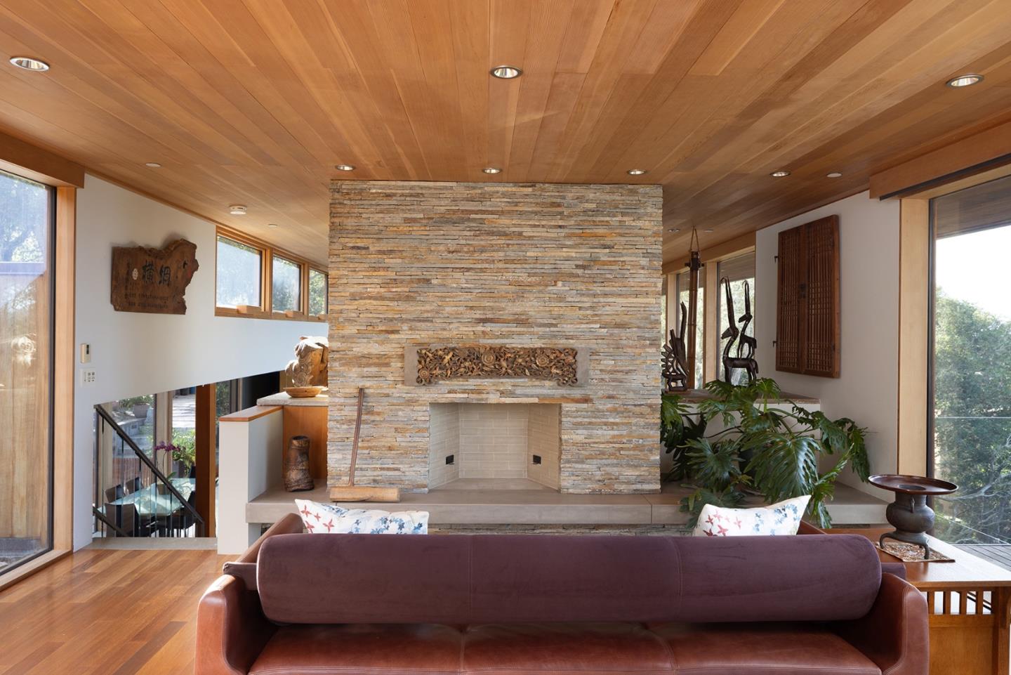 140 Boyd Way Carmel, CA 93923 - Photo 16 of 40 a living room with furniture and a fireplace