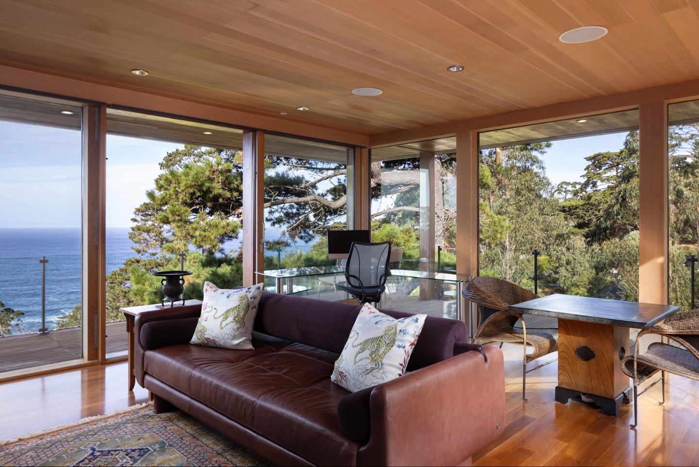 140 Boyd Way Carmel, CA 93923 - Photo 17 of 40 a living room with furniture and a large window