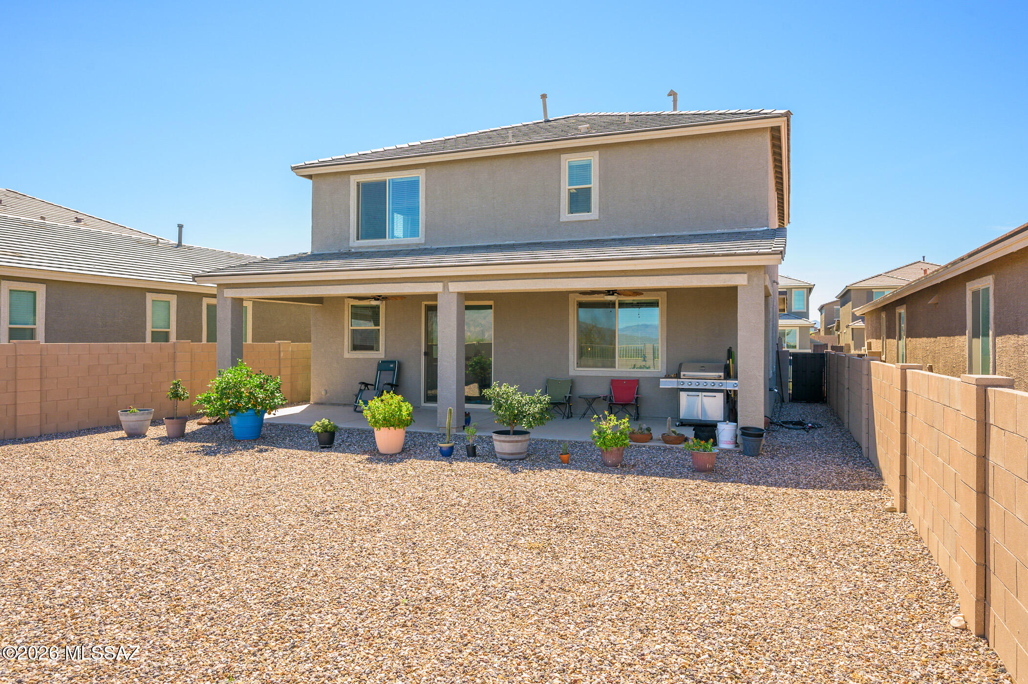 12092 East Ryscott Circle Vail, AZ 85641 - Photo 43 of 49 a view of a house with backyard