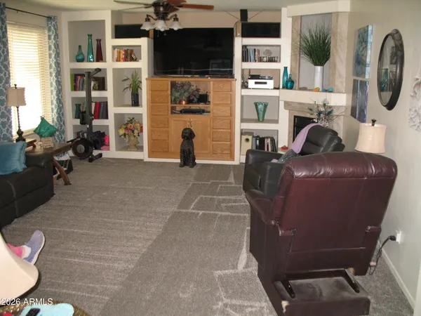 a view of a house with a yard and plants