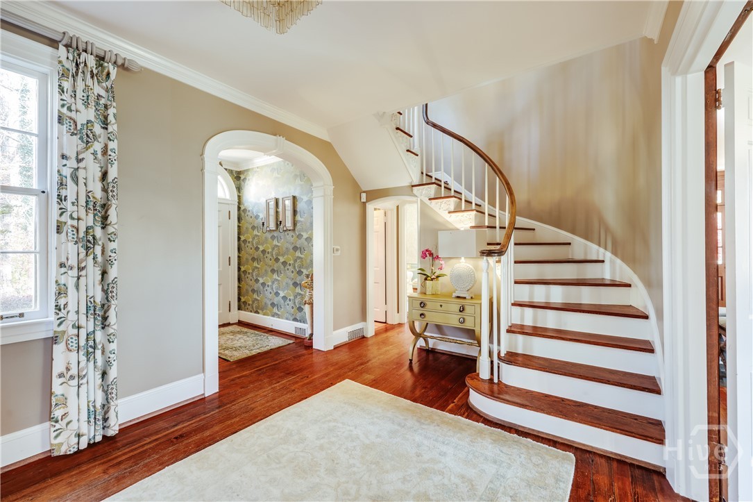255 Plum Nelly Road Athens, GA 30606 - Photo 10 of 64 Grand Curved Staircase