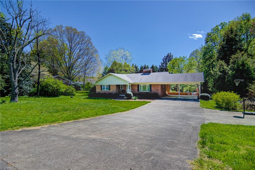3602 Milhaven Road Winston-Salem, NC 27106 - Photo 2 of 36 Great paved drive with extra parking or turn around space.