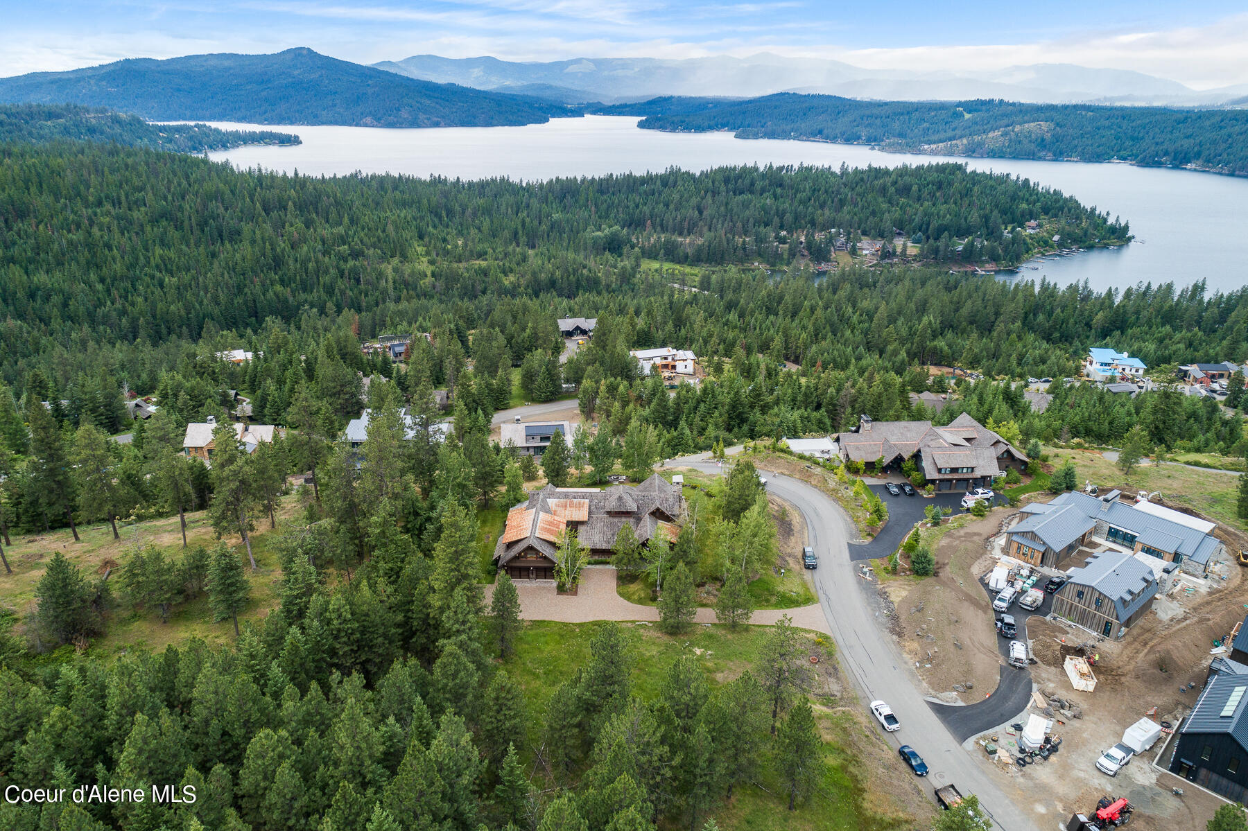 8257 South Buckrail Road Harrison, ID 83833 - Photo 2 of 7 Aerial_Lot161-2