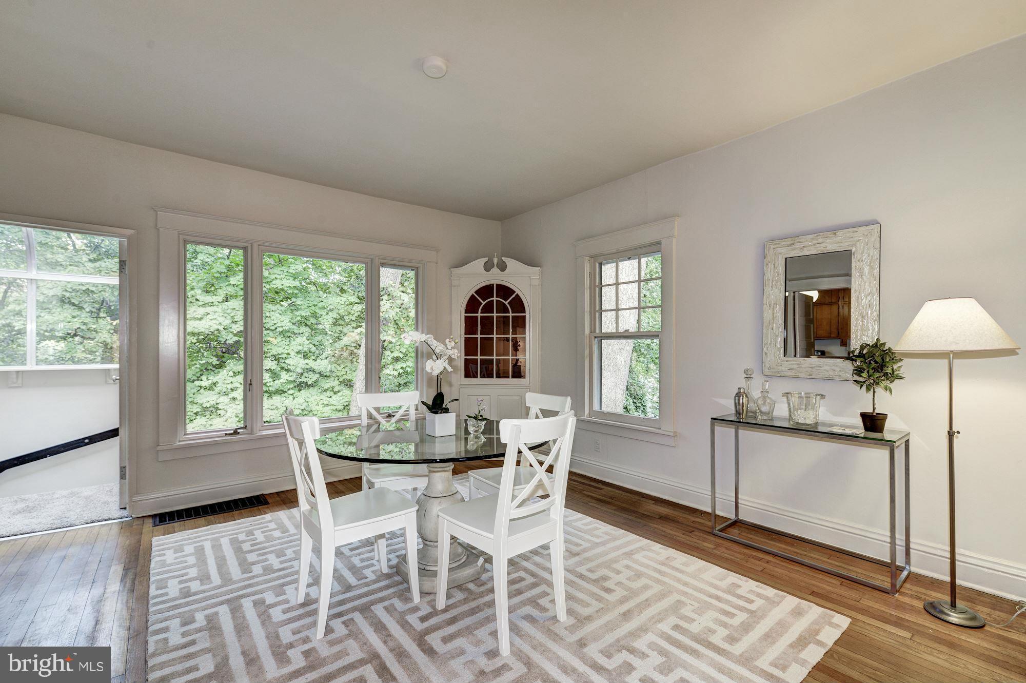 3035 Rodman Street Northwest Washington, DC 20008 - Photo 10 of 20 Dining Room w/ views of Parkland