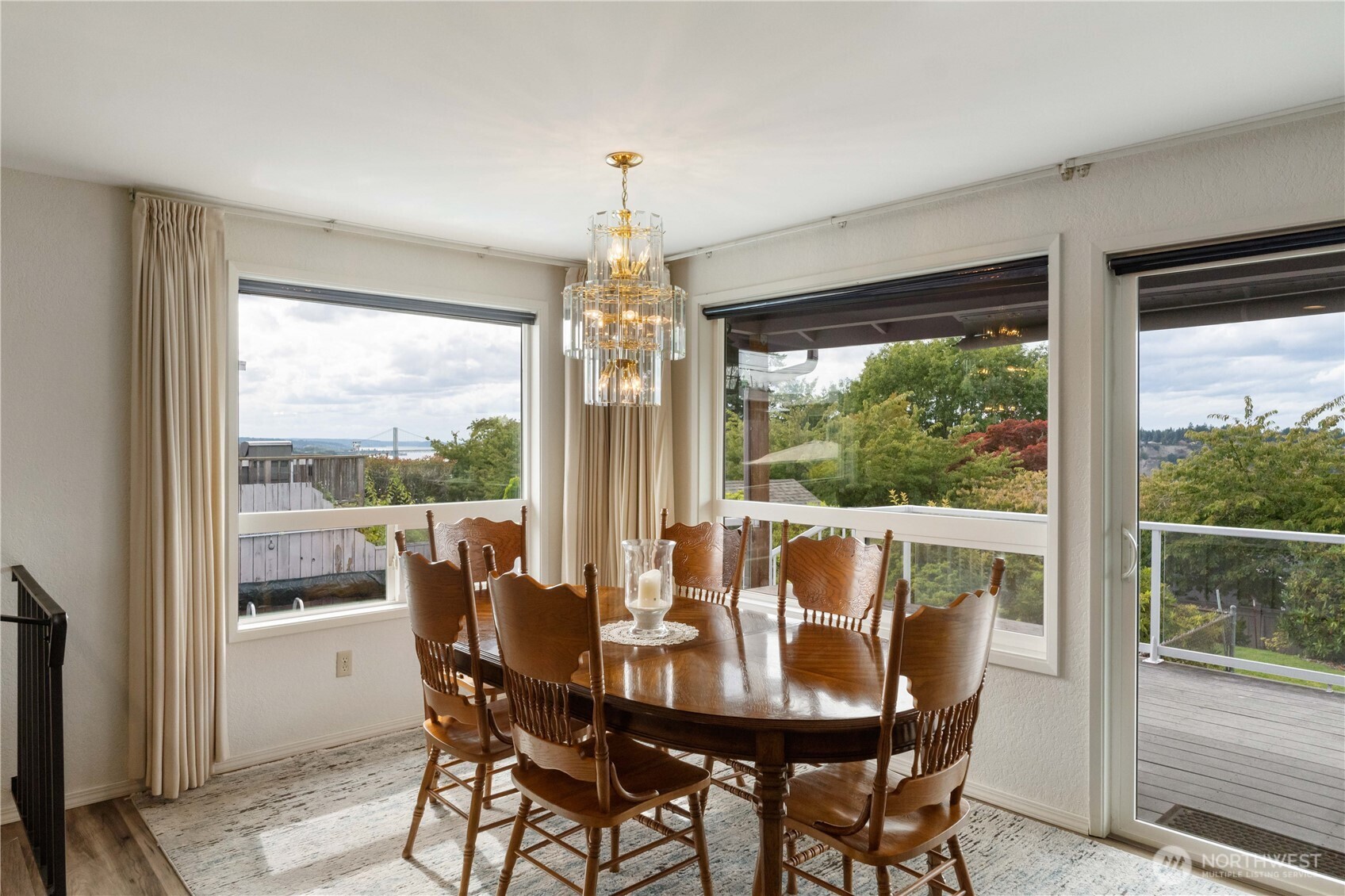 4911 Mildred Street Tacoma, WA 98407 - Photo 13 of 40 a view of a dining room with furniture window and outside view