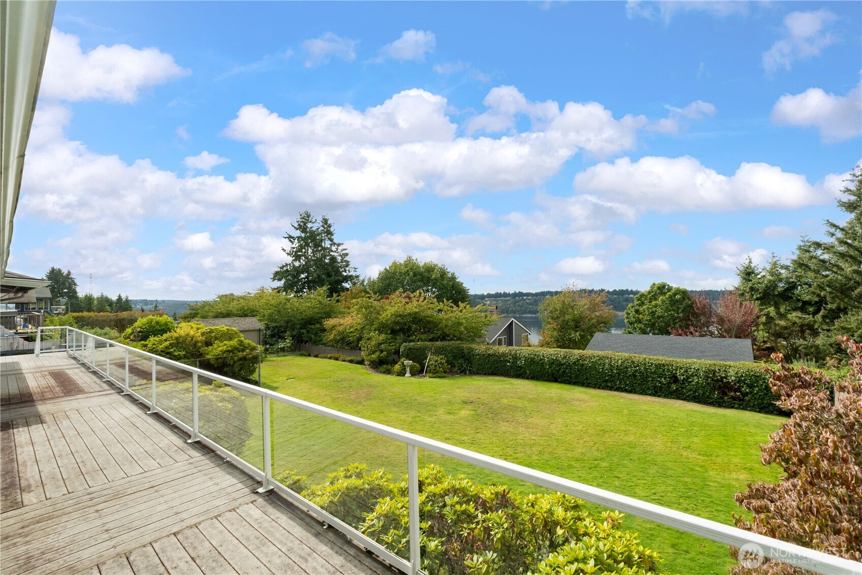 4911 Mildred Street Tacoma, WA 98407 - Photo 33 of 40 a view of a balcony with ocean view