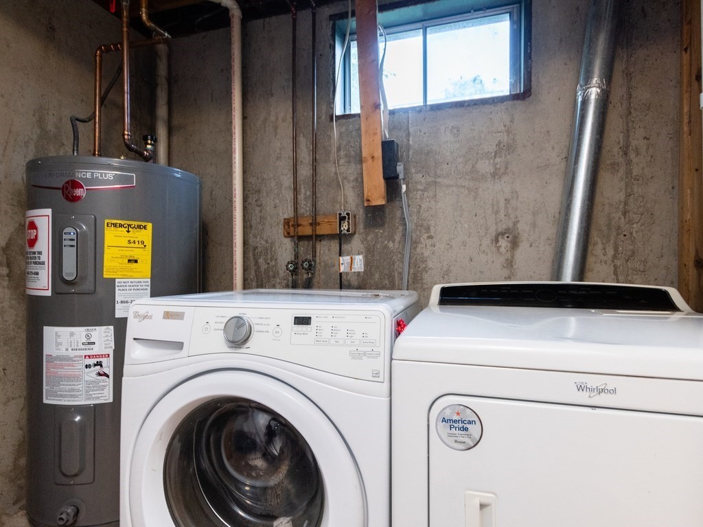 2 Columbia Road Billerica, MA 01821 - Photo 22 of 30 a utility room with dryer and washer