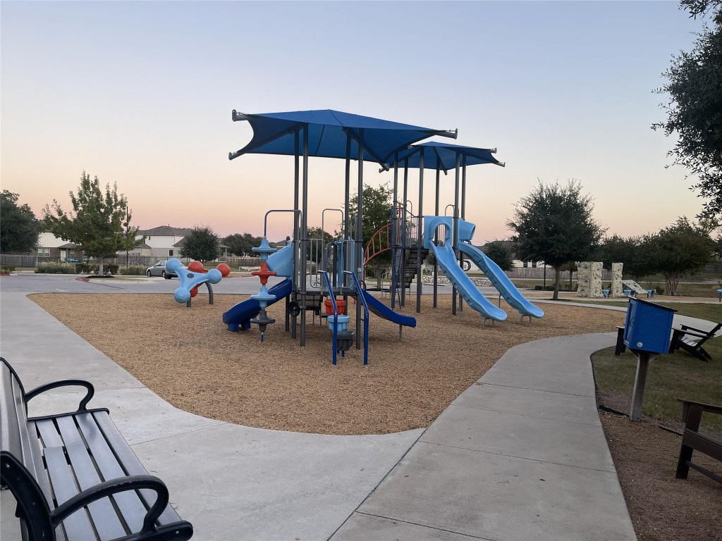 308 Somerville Street Leander, TX 78641 - Photo 17 of 24 View of playground at dusk