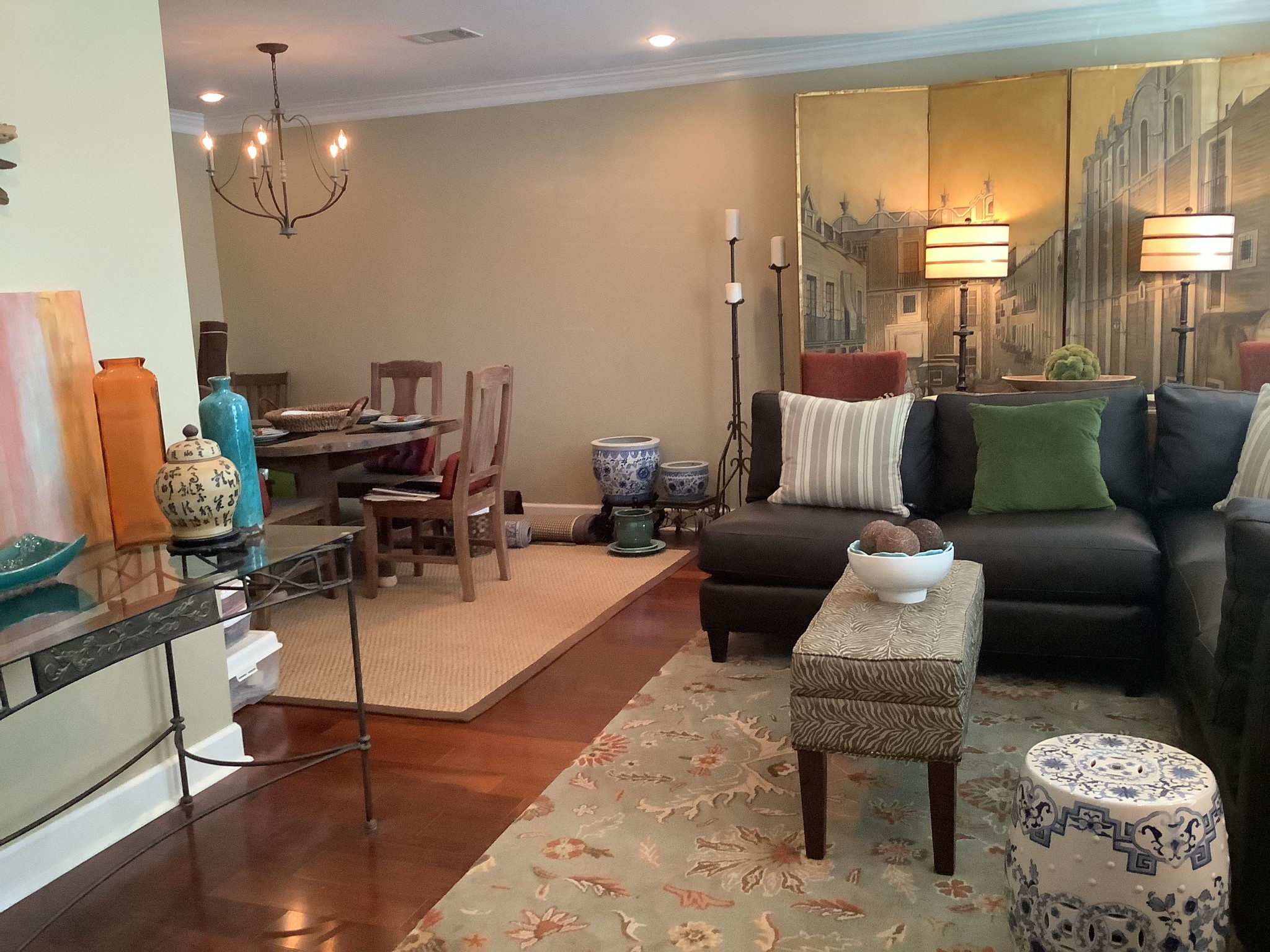 1033 General George Patton Road Nashville, TN 37221 - Photo 4 of 24 a living room with furniture a rug and a large window